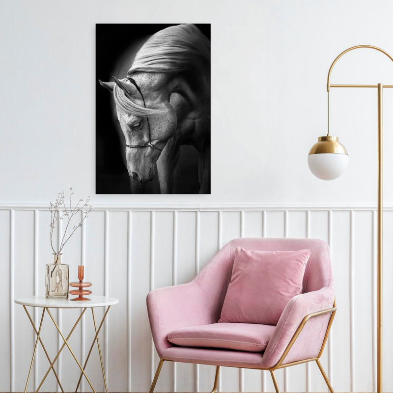 Art contemporain Art cheval contemporain, H 24 po x l 16 po