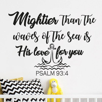 Text & Numbers Non-Wall Damaging Wall Decal