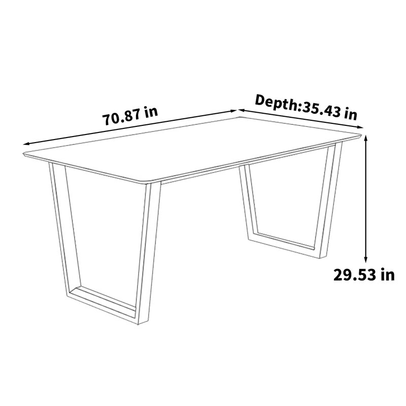 Ohearn, 29.53"H x 70.87"L x 35.43"W