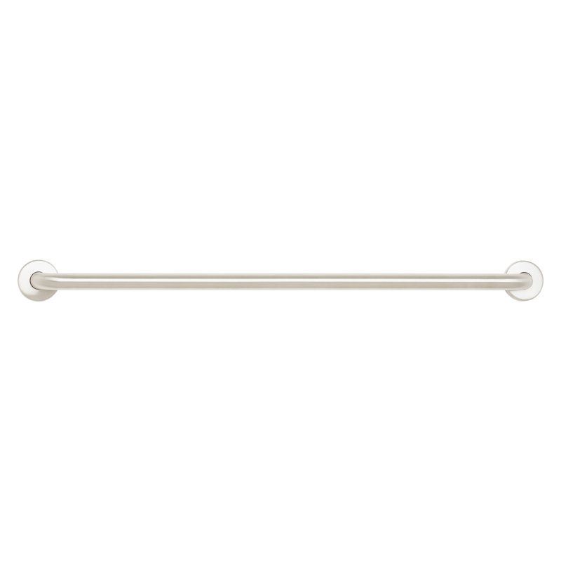 Straight Bathroom Safety Grab Bar, Satin, 48" W
