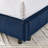 Full Size Upholstered Tufted  Bed Frame, Sofa Bed Frame With Comfortable Backrest And Armrests, Full Size Bed For Bedroom, Living Room,Velvet, Dark Blue(80.5''*59''*30.5'')-874743923