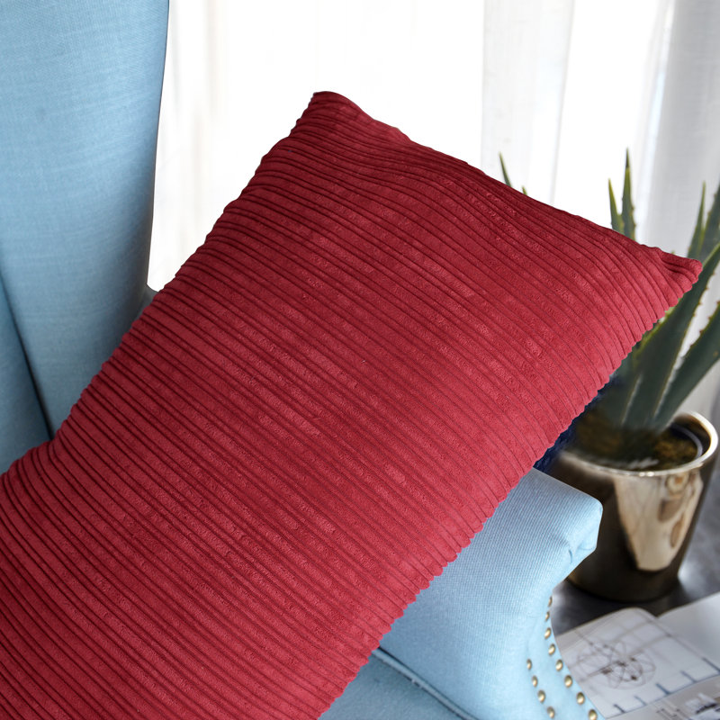 Rectangular Lumbar Cushion Cover, Jester Red