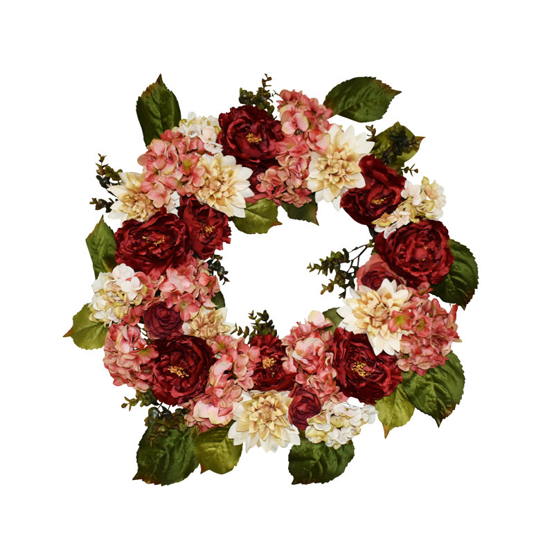 Couronne de pivoines 28 po - Bourgogne