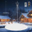 Luminaire étoile de cône de Noël de 7,3 pi avec piquet de Noël - Blanc chaud intérieur / extérieur pour les Fêtes, blanc chaud