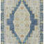 Tapis bleu marine en chenille tissé à la machine Jebril-2029167139