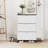 Modern White Shoe Storage Cabinet with 3 Flip Drawers, Slim Wooden Shoe Organizer, Space-Saving Entryway Cabinet for Hallways, Closets, Apartments, Easy to Assemble
