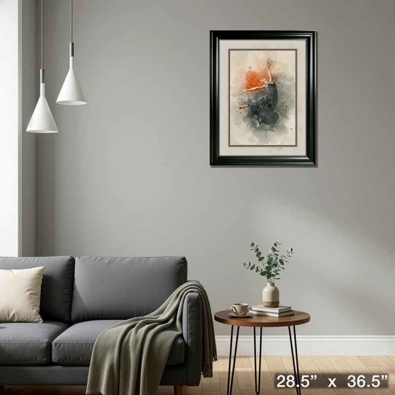 «Abstract Dancer», reproduction encadrée