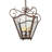 20" Square Terena 4 Light Pendant