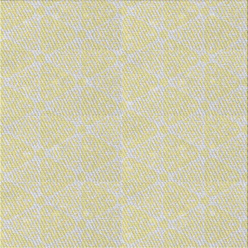 Tapis décoratif beige à motif géométrique Pelicano, Carré 3 pi