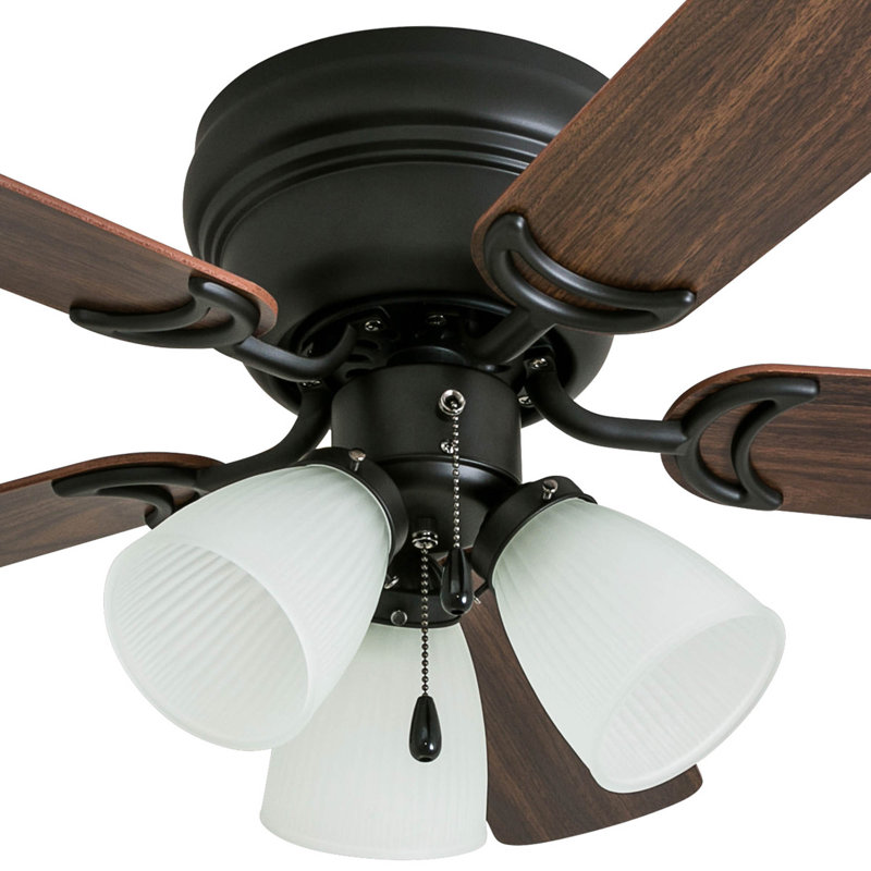 Yorke 42" Ceiling Fan with LED Light, Bronze