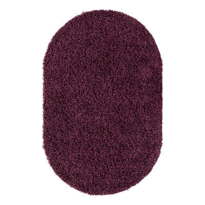 Tapis mauve aubergine Capwell