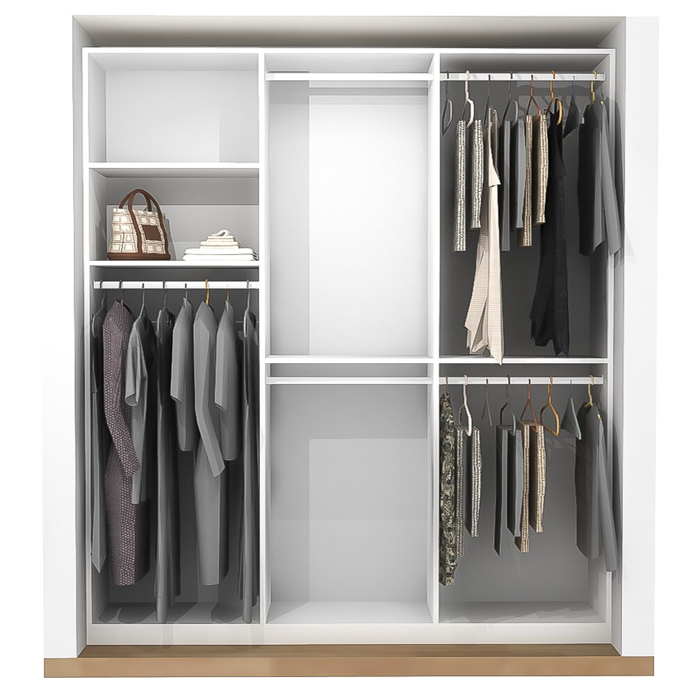 Latitude Run® Crissey Closet System (Can Be Cut To Fit) & Reviews | Wayfair