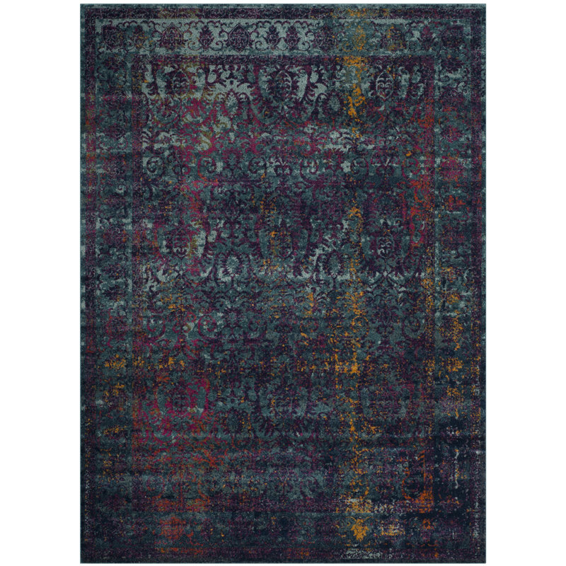 Greene Oriental Hand Woven Area Rug, Rectangle 201 x 274 cm