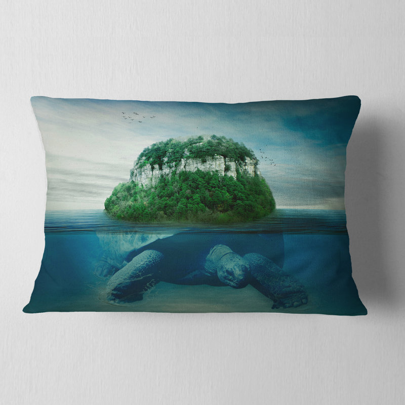 Coussin lombaire en tortue de porte géante Abstract