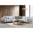 Bogumila Velvet L-Shaped Sectional Right Hand Facing
