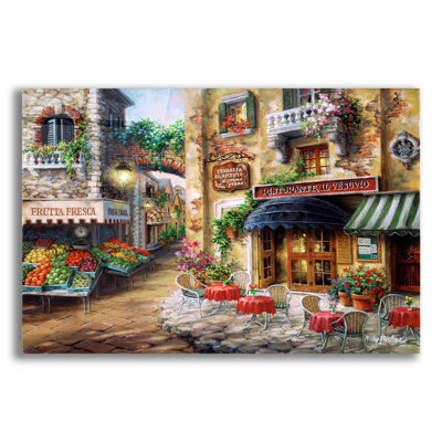 «Buon Appetito» par Nicky Boehme - peinture sans cadre