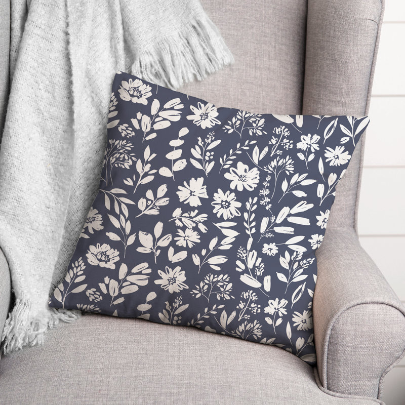  Housse et insert de coussin 16 po, Bleu, 16 po x 16 po