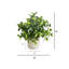 8 po Mini plante artificielle en pot - ensemble de 3