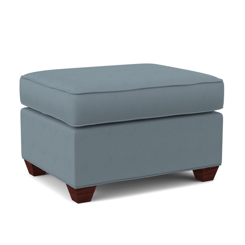 Repose-pieds standard Avery, Bleu gris Dillon, Acajou empire