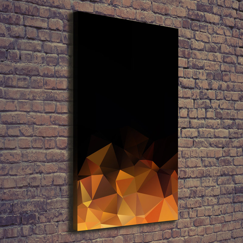 Abstraction Triangles - Wrapped Canvas Print