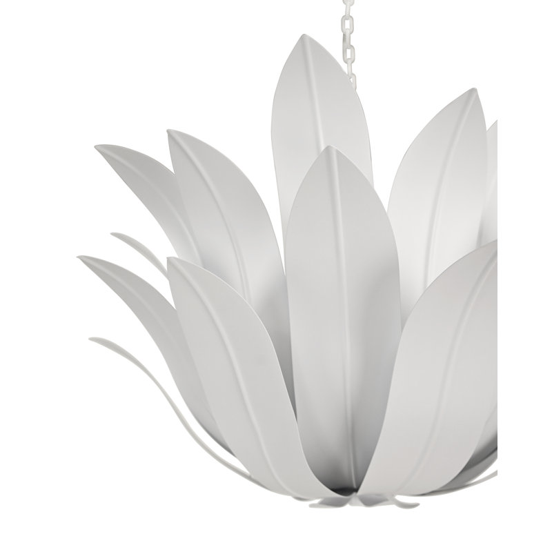 Leaf Blossom Chandelier, White