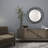 Metal Round Wall Mirror with Overlapping Circles-1134296542