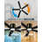 60 Inch 18W Ceiling Fan With Led Lights, 5-Blades With Alexa Google Smart Control And Remote Control And App-315198316-315198318