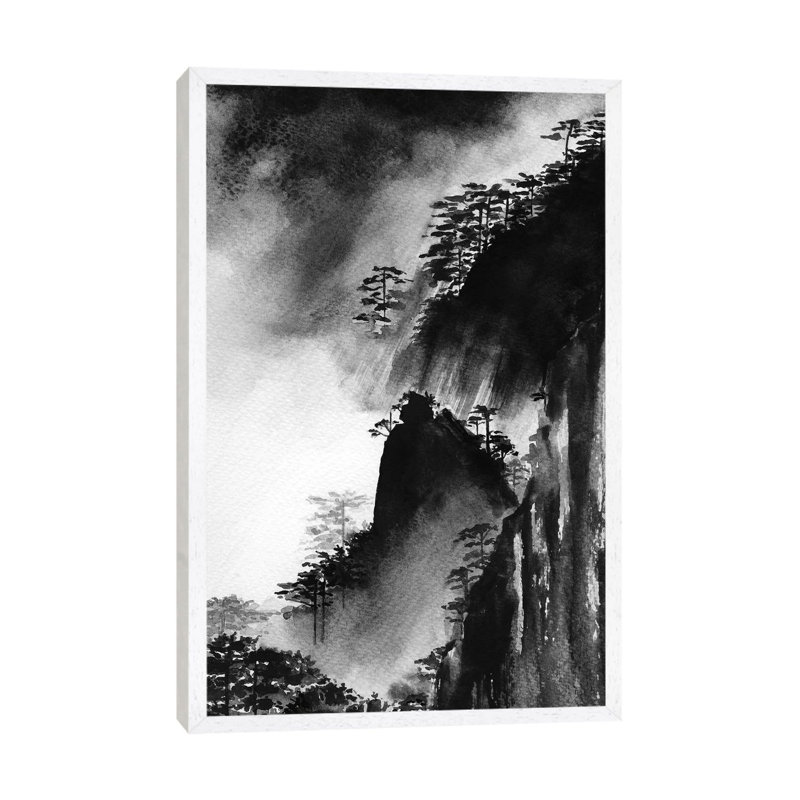 Sacred Mountain by Melissa Selmin - Gallery-Wrapped Canvas Giclée on Canvas, 66.04 cm H x 45.72 cm W, White Framed