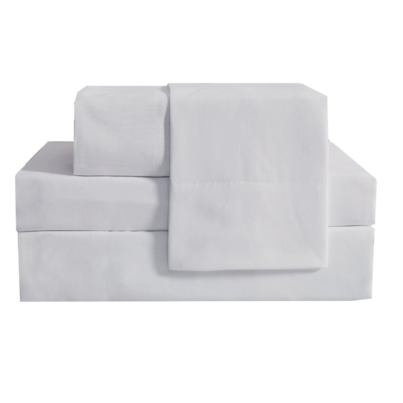 Ensemble de courtepointe réversible Ella, Blanc, Courtepointe de très grande taille et 6 pièces s