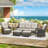 Marala Polyethylene (PE) Wicker 5 - Person Seating Group with Cushions-388399484