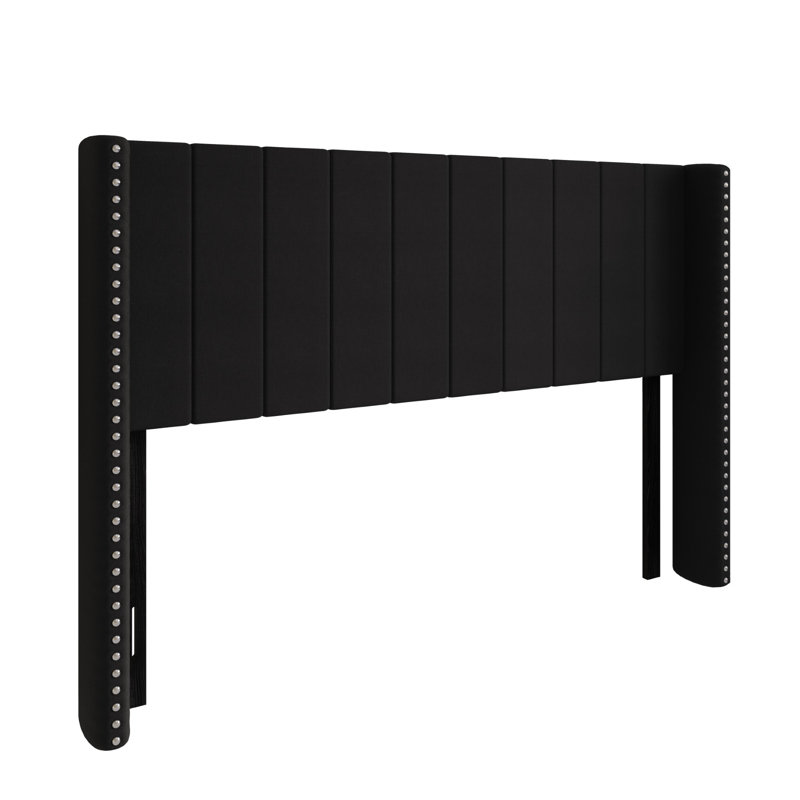Ipswich Full Upholstered Headboard, Full , Black