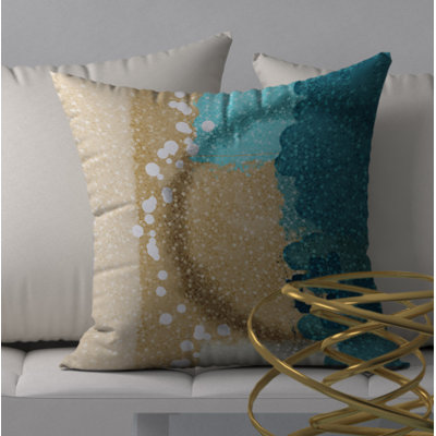 Housse de coussin carrée de borotice
