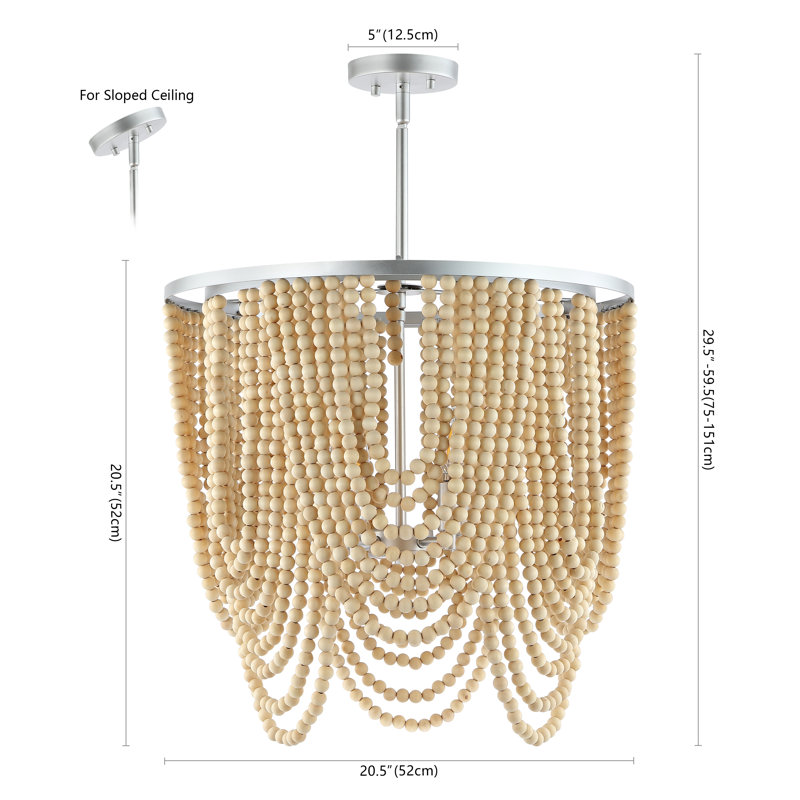 Adrain 4 - Light Dimmable Chandelier