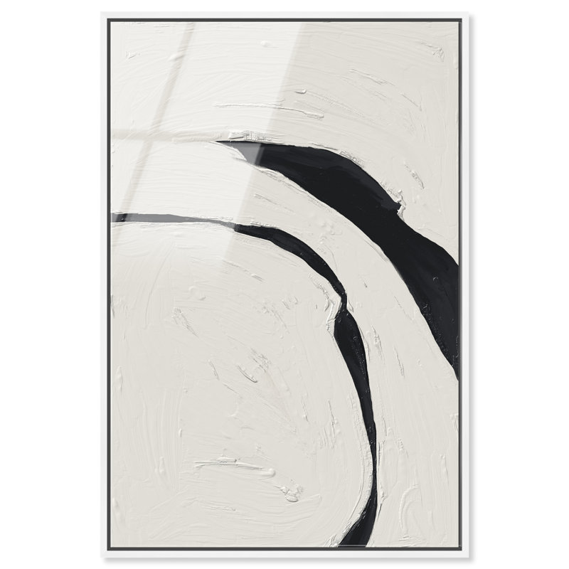 Positive Space II Print by Oliver Gal, 37" H x 25" W, White Floater Frame