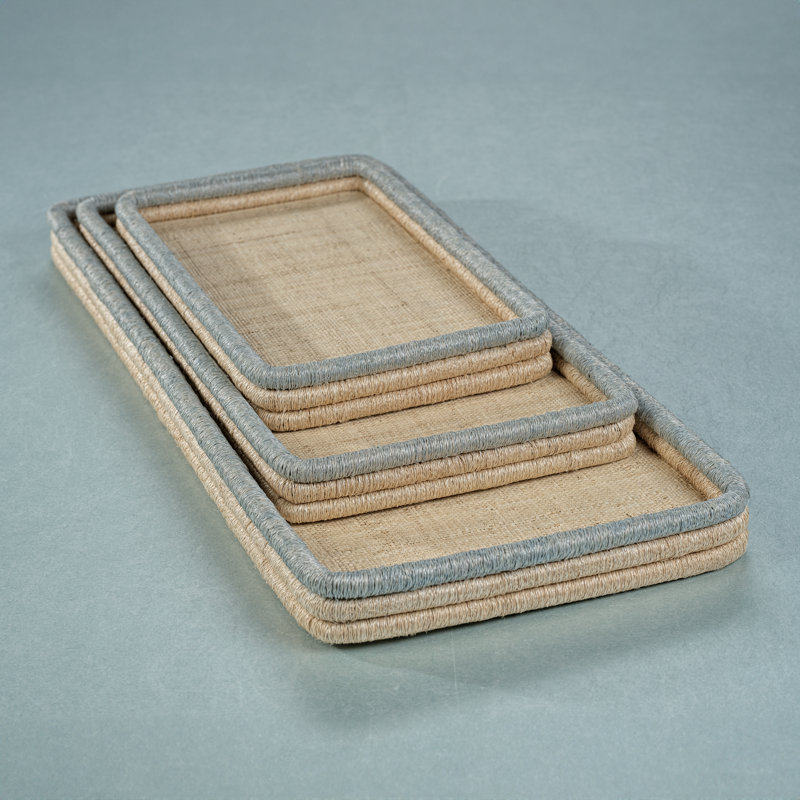 Longshore Tides Oldsmar Tray, 1.5" H x 10.25" W x 24.25" D