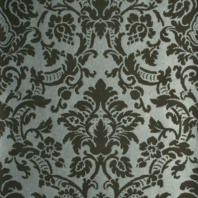 Papier peint embossé en damas 33 'x 20,5 "Savoy