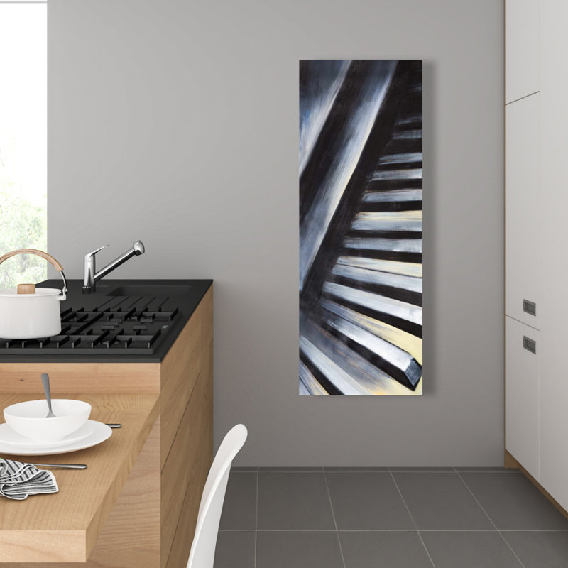 Toile avec touches de piano | Décoration murale instrument de musique