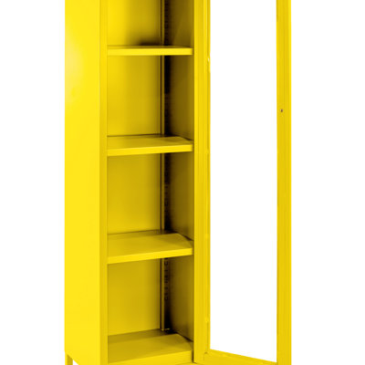 Kyoung 13.75'' Wide 4 - Shelf Storage Cabinet