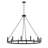Beck 12-Light Dimmable Wagon Wheel Chandelier-882687926