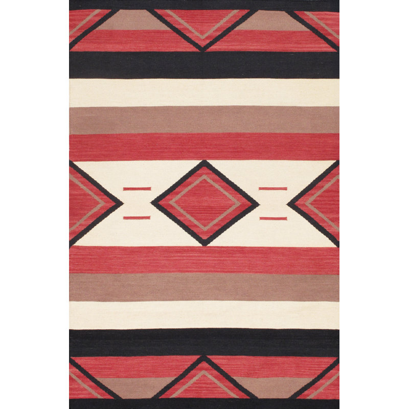 Tapis multicolore en laine tissé à la main Tuscany