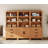 74" Tall Bookshelf With Doors And Drawers, Wooden Bookshelf With Open Storage Shelf, Farmhouse Bookcase For Living Room, Home Office,Library, Mocha-828951561