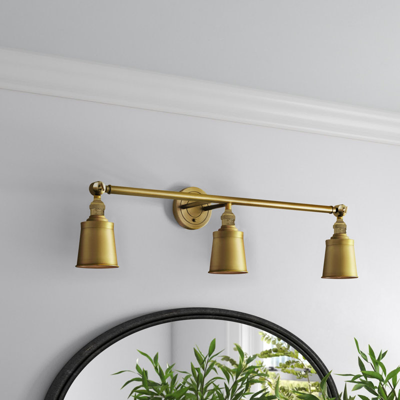 Éclairage pour salle de bain à 3 lumières à intensité variable Lavender Hill, Cuivre antique, Bronze huilé