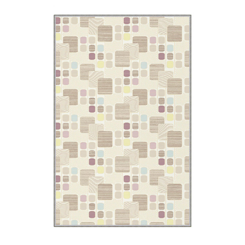 Premium Hall Carpet (2.6 x 9.8 ft), 100% Polyester, 0.3 in Pile Height | Antibacterial, Non-Slip Underside, 3D Digital Print | Machine Washable, Durable, Ideal for Home & Office, Easy Maintenance