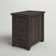 Yoji Solid Wood 3 - Drawer End Table and Built-In Outlets