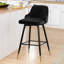 Swivel Velvet Upholstered Counter & Bar Stool With Solid Metal Frame-1929667211-1912855099-1921254708