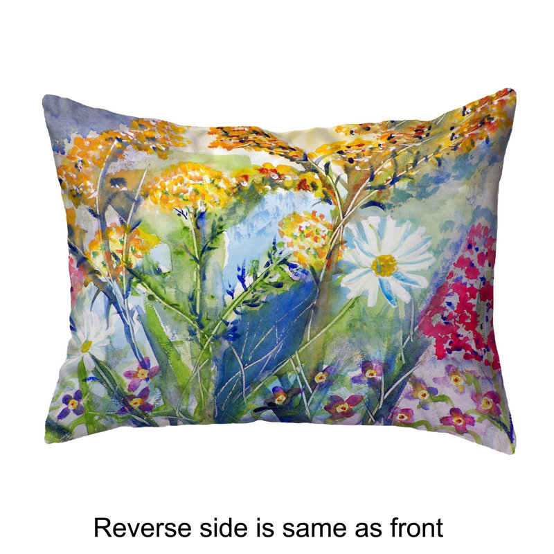 Outdoor Reversible Throw Pillow