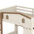 Queen Over Queen Solid Wood Bunk Bed With Storage Drawers, Shelves And Hooks-2081434739-2093981097