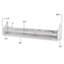 Tablette flottante en bois massif Demetries Paulownia-750324844