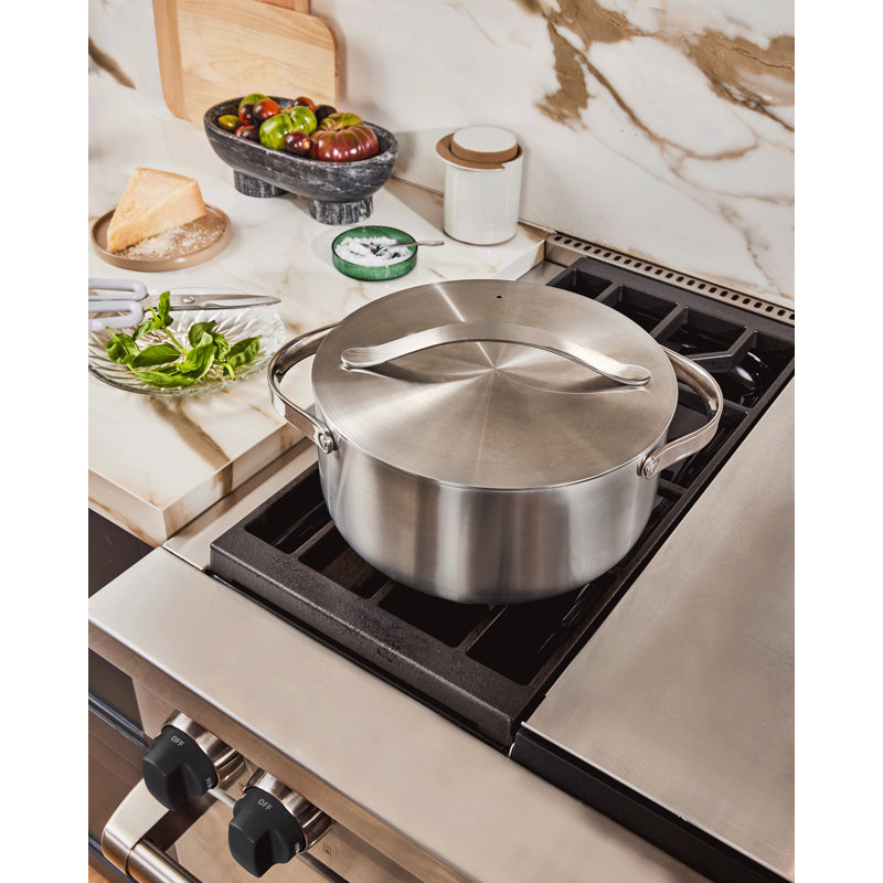 WELLOXY 7.5Qt Tri-Ply Stainless Steel Micro-Pressure Cooker - Dutch Oven & Stock Pot With Locking Lid, Saves Time & Energy - View #8