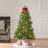 4.5' Hinged Tree With 200 Clear Lights-UL,Dia:32
